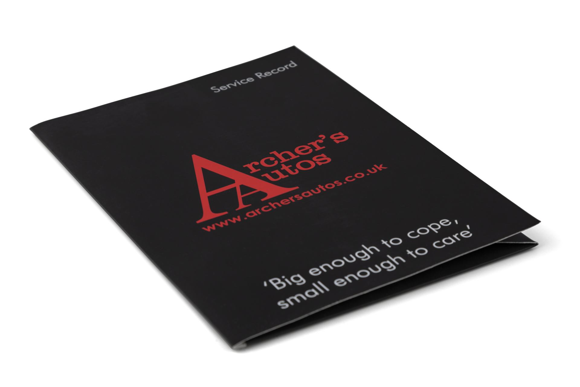Archers Auto's Service Telford Record Folders