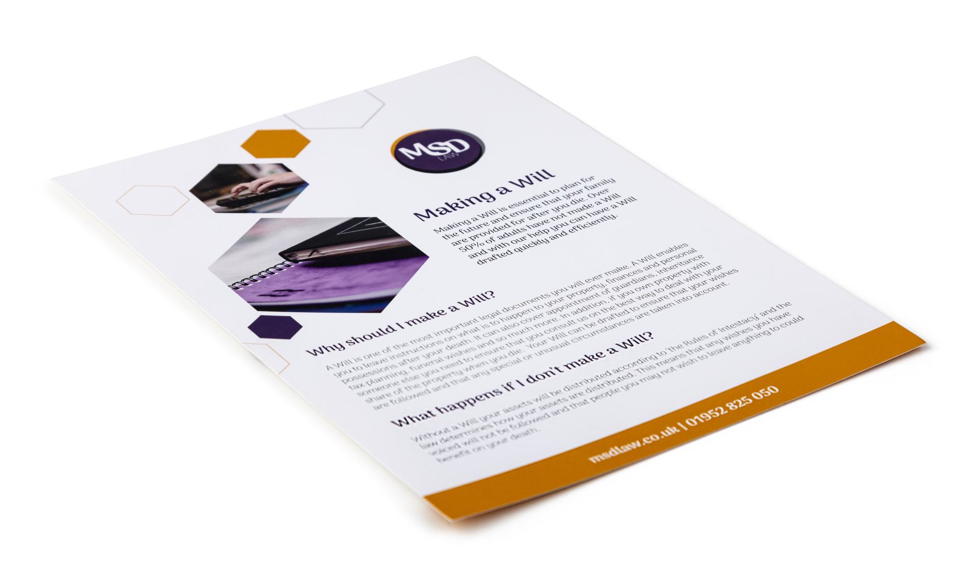MSD Law Telford Brochures